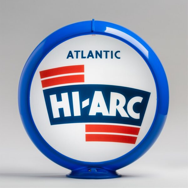 Atlantic Hi Arc 13.5" Gas Pump Globe with light blue plastic body