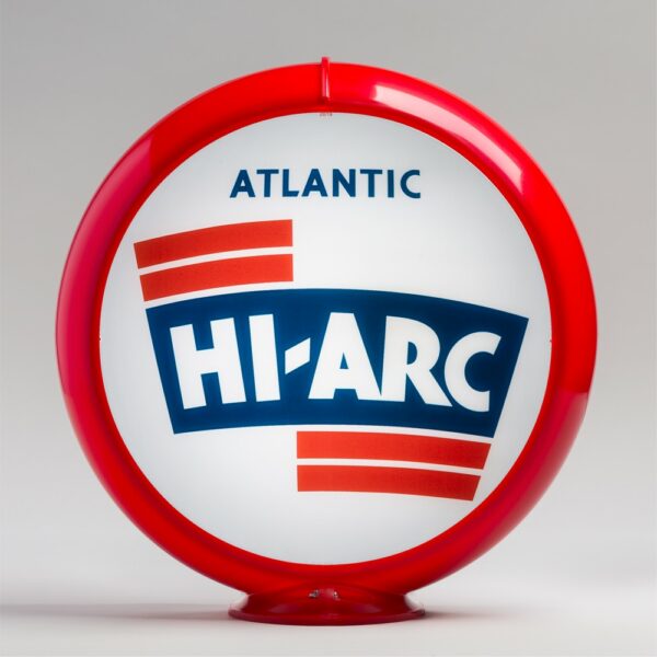 Atlantic Hi Arc 13.5" Gas Pump Globe with red plastic body