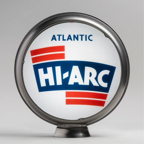 Atlantic Hi Arc 13.5" Gas Pump Globe with unpainted steel body