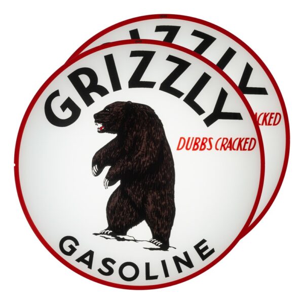 Grizzly Gasoline 13.5" Gas Pump Globe lens pair