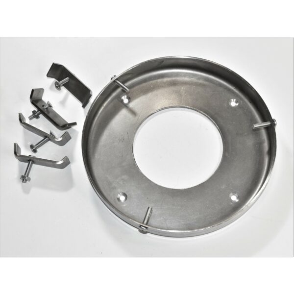 6" Steel Globe Mounting Ring - Bennett 600-1000 Series - Image 2
