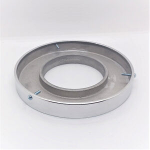 7" Aluminum Globe Mounting Ring - Polished