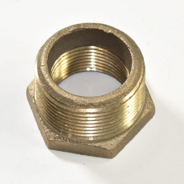 Brass Hex Bushing, 1-1/4 x 1", MNPT x FNPT