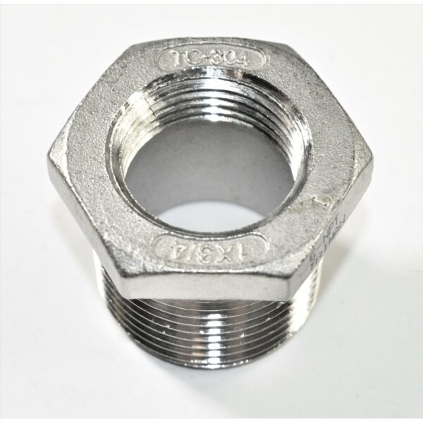 Stainless Hose Reducer - 1" to 3/4"