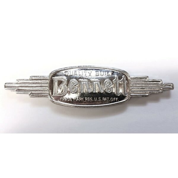 Bennett Wings Emblem - Chrome