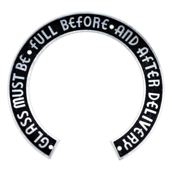 Bennett U-Shaped Sight Glass Bezel Tag