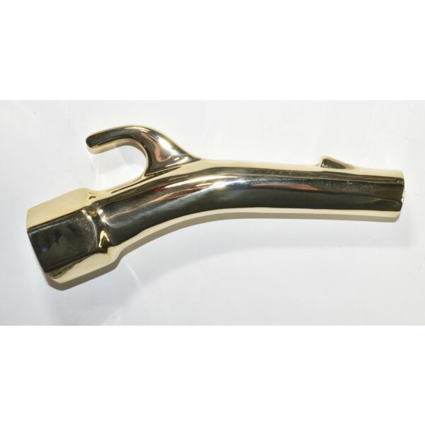 Brass Banana Nozzle with Hook - 1" (NPT) Internal Pipe Thread - Polished