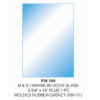M&S / Wayne 80 Door Glass with Molded Rubber Gasket