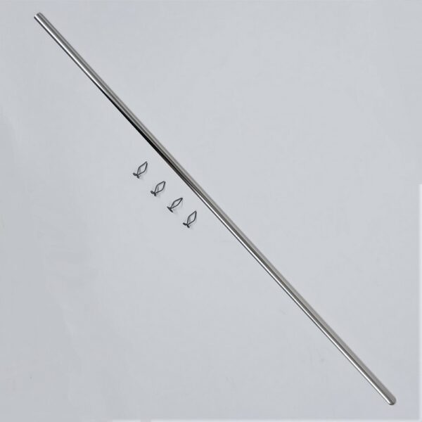Stainless Trim Long (32" x 1/2") with 4 Clips - Image 3