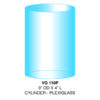 Cylinder - Plexiglass - 3" OD x 4" L