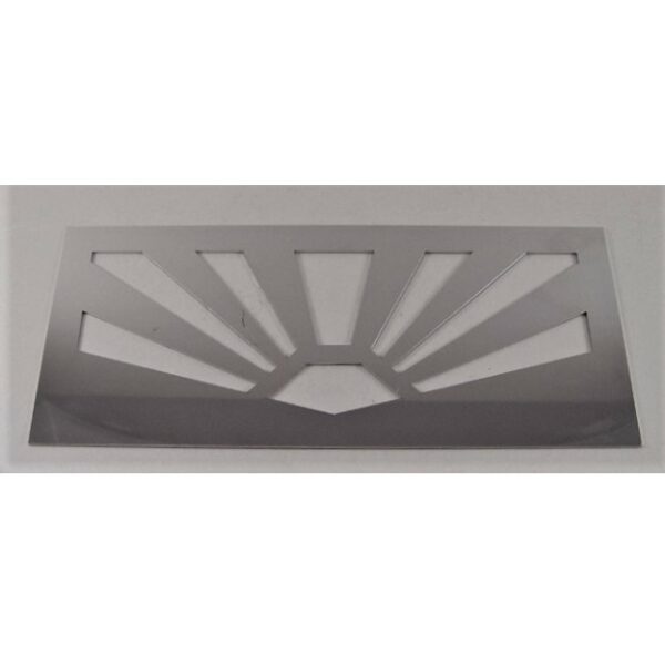 Wayne 60 Sunburst Ad Panel - Stainless Steel