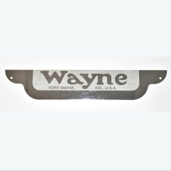 Wayne 70 Name Plate