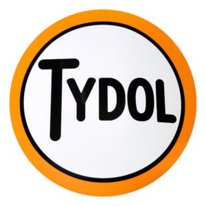 Tydol Early Logo 12" round vinyl decal