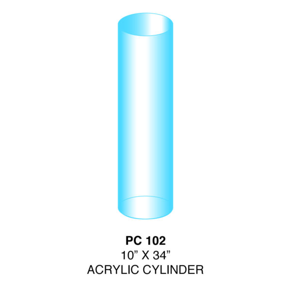 Cylinder - Acrylic - 10" x 34"
