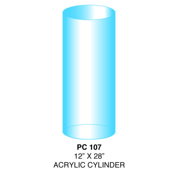 Cylinder - Acrylic -12" x 28"