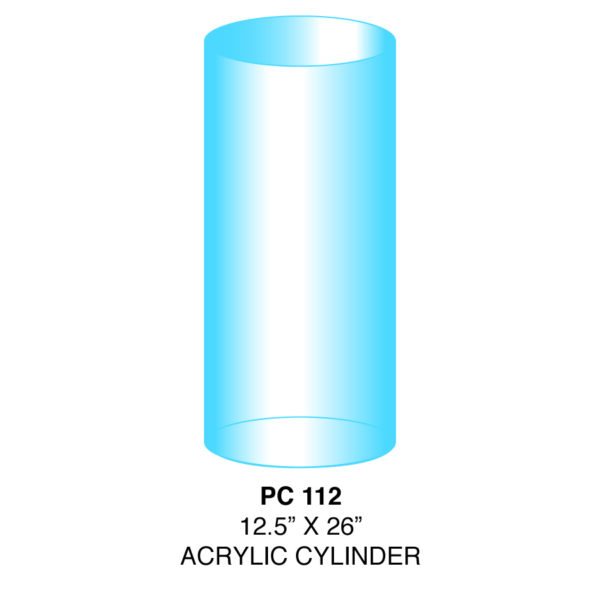 Cylinder - Acrylic - 12.5" x 26"