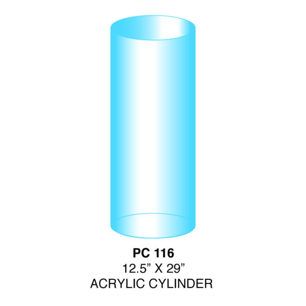 Cylinder - Acrylic - 12.5" x 29"
