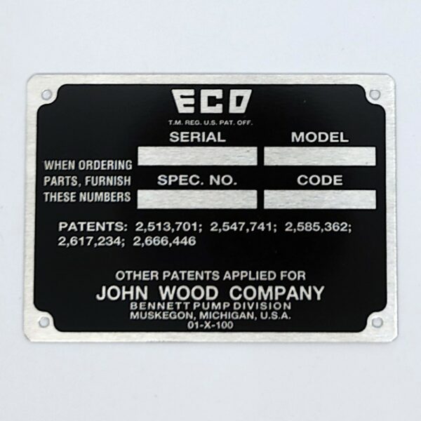 Eco Air Meter ID Tag