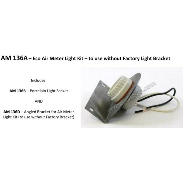 Eco Air Meter Light Kit - to use without Factory Light Bracket - Image 3