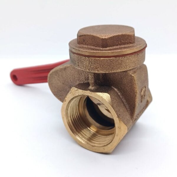 Visible Gas Pump Gate Valve 1.25” NPT F/F Fitting - Image 2