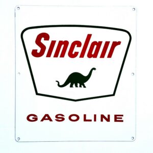 Sinclair Gasoline Porcelain Sign - 12" x 13.5"