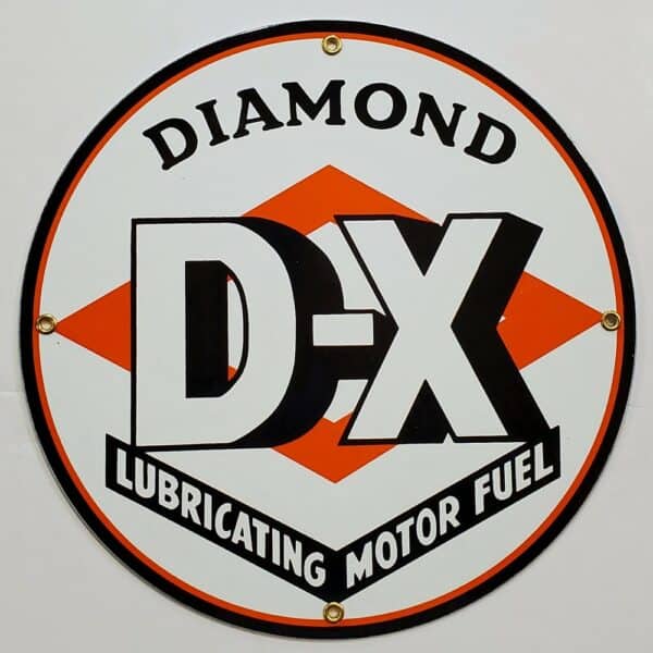 Diamond DX Porcelain Sign - 12" x 12"