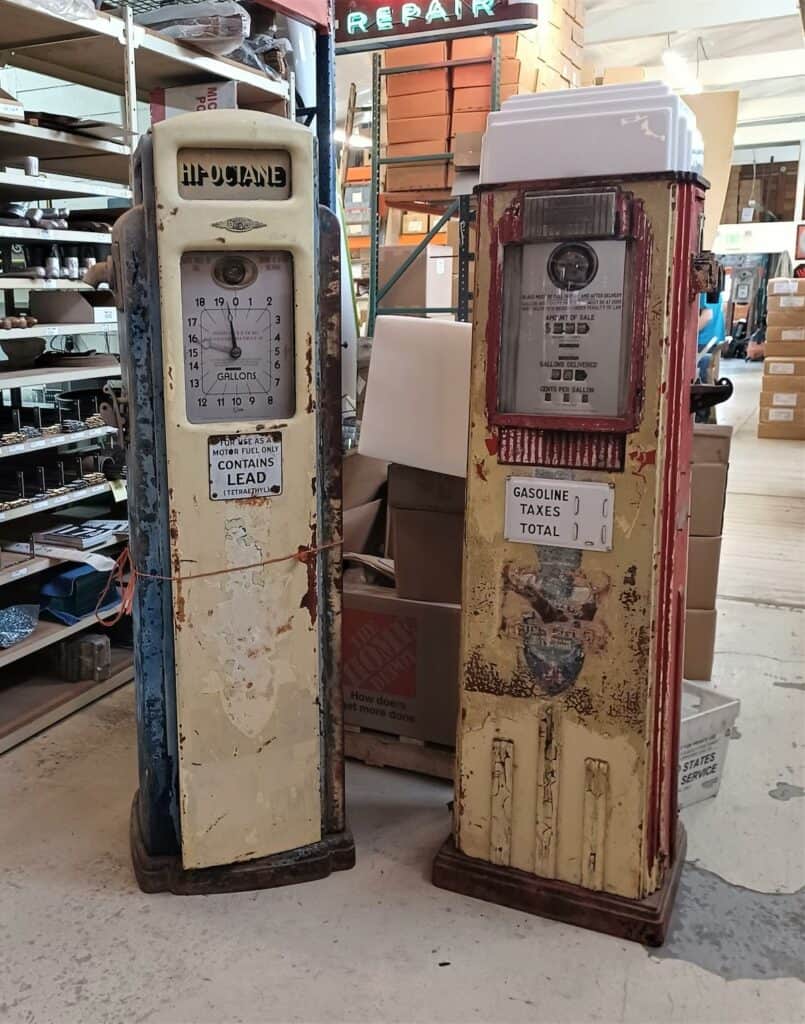Rusty Vintage Gas Pump