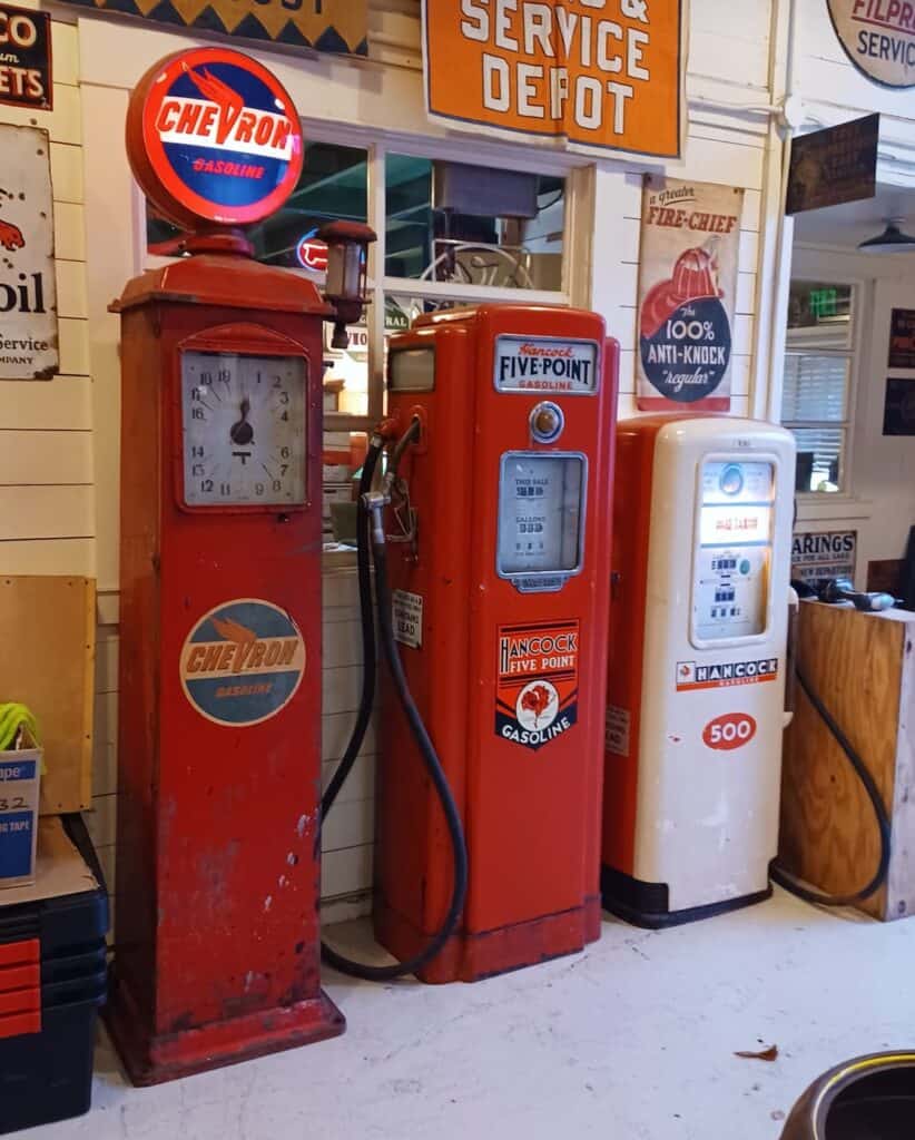 Restored Vintage Gas Pump