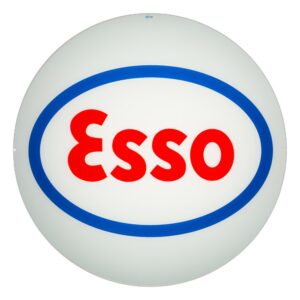 Esso (oval logo) 13.5" Gas Pump Globe single lens