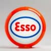 Esso (oval logo) 13.5" Gas Pump Globe with orange plastic body