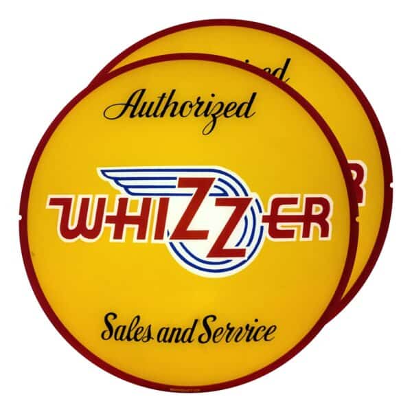 Whizzer 13.5" Gas Pump Globe lens pair
