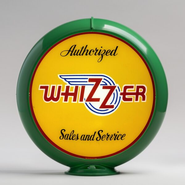 Whizzer 13.5" Gas Pump Globe with green plastic body