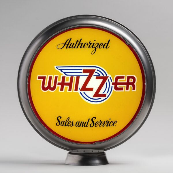 Whizzer 13.5" Gas Pump Globe with unpainted steel body