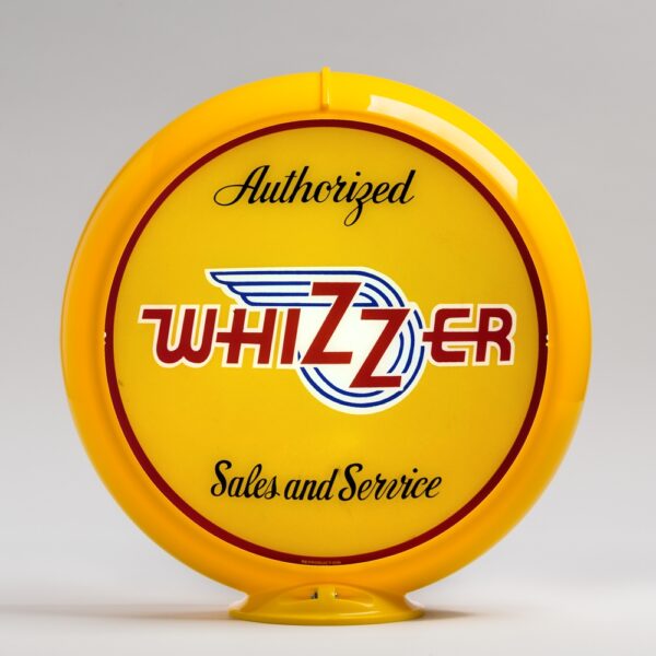Whizzer 13.5" Gas Pump Globe with yellow plastic body
