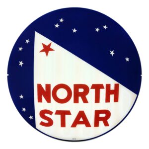 North Star 13.5" Gas Pump Globe single lens