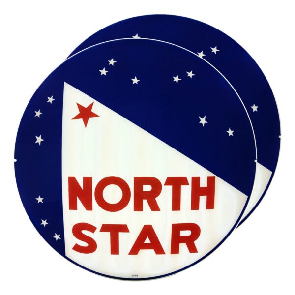North Star 13.5" Gas Pump Globe lens pair