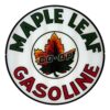 Maple Leaf Gasoline 13.5" Gas Pump Globe single lens