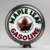 Maple Leaf Gasoline 13.5" Gas Pump Globe with unpainted steel body