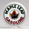 Maple Leaf Gasoline 13.5" Gas Pump Globe with white plastic body