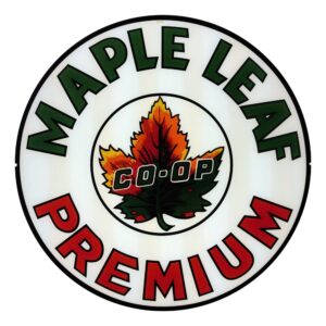 Maple Leaf Premium 13.5" Gas Pump Globe single lens