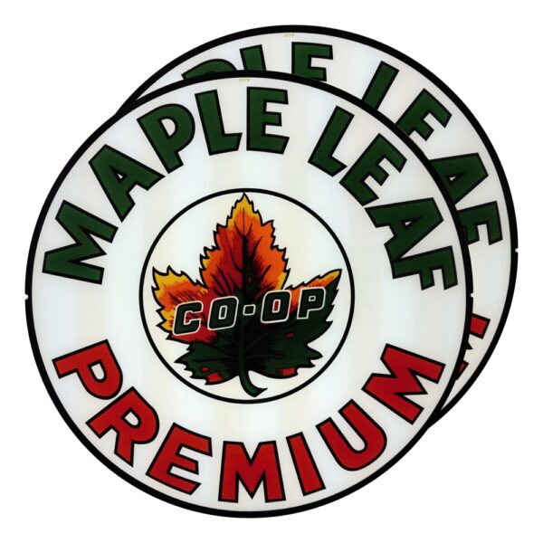 Maple Leaf Premium 13.5" Gas Pump Globe lens pair