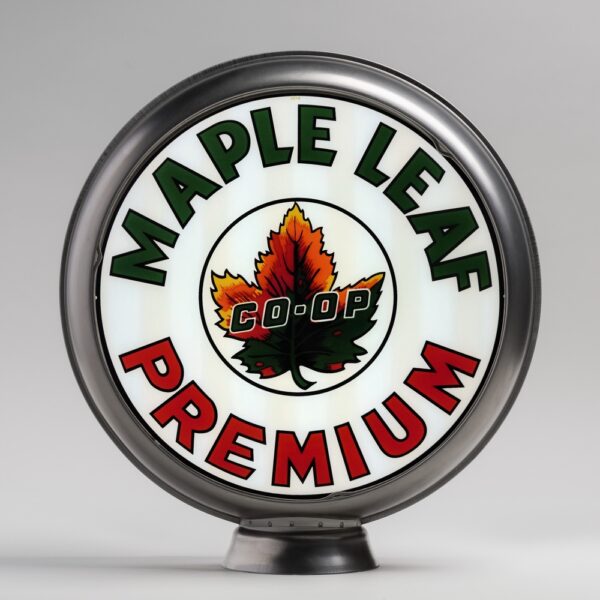 Maple Leaf Premium 13.5" Gas Pump Globe with unpainted steel body