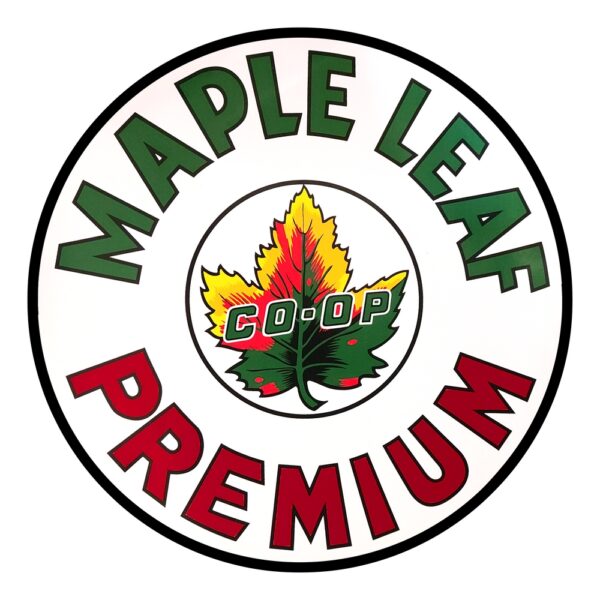 Maple Leaf Premium 12" Round Vinyl Decal