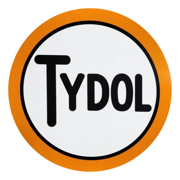 Tydol (Early Logo) 12" Round Vinyl Decal