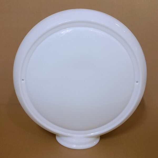 Narrow Milk Glass Globe Body from the front