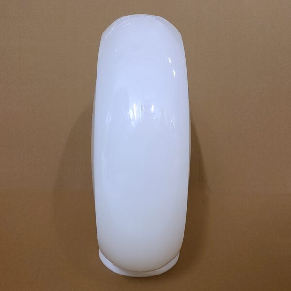 Narrow Milk Glass Globe Body from the side