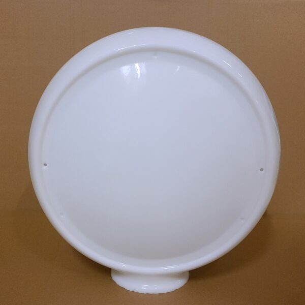 Wide Milk Glass Globe Body from the front