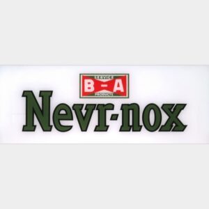 B-A Nevr-Nox Flat Ad Glass