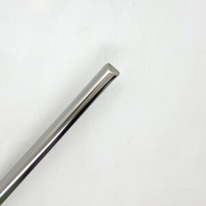 Universal Stainless Trim with Clips end closeup